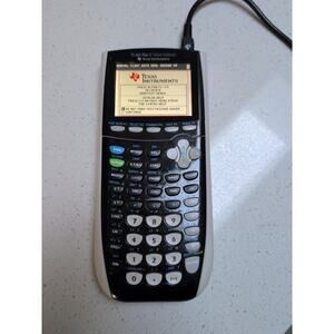 Texas Instruments TI-84 Plus C Silver Edition Graphing Calculator K-0413A White